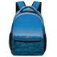 yanfind Children's Backpack Land Outdoors Ocean Sea Shoreline Coast Island Sky Beach Azure Horizon Promontory Preschool Nursery Travel Bag