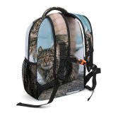yanfind Children's Backpack Funny Curiosity Outdoors Cute Young  Portrait Kitten Whisker Wildlife Preschool Nursery Travel Bag