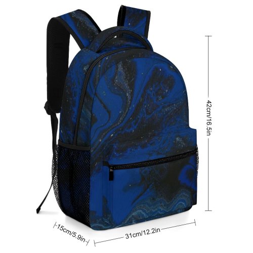 yanfind Children's Backpack Outer Spill Cosmos Pictures Abstract Free HQ Acrylic  Art Dark Preschool Nursery Travel Bag