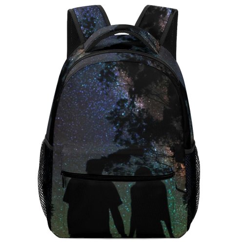 yanfind Children's Backpack Backlit Dark Exploration Romance Astrology Scenery Astrophotography Science Romantic Evening Nightsky Cosmos Preschool Nursery Travel Bag
