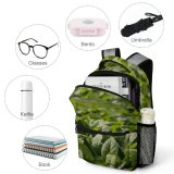 yanfind Children's Backpack Foliage Plants Focus Farm Freshness Depth Greenery Choi Field Vegetables Preschool Nursery Travel Bag