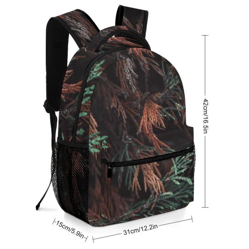yanfind Children's Backpack Abies Pine Images Conifer Free Plant Stock Pictures Fir Larch Tree Wallpapers Preschool Nursery Travel Bag