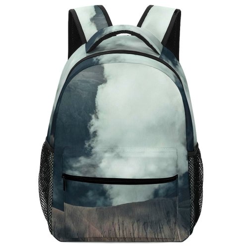 yanfind Children's Backpack Domain Pictures Outdoors Grey Crater Volcano Public Art  Images Wallpapers Preschool Nursery Travel Bag