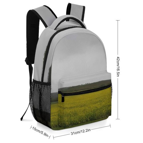 yanfind Children's Backpack Field Grassland Outdoors Countryside Rural Farm Paddy Meadow Public Domain Preschool Nursery Travel Bag