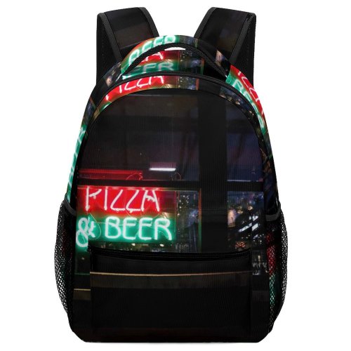 yanfind Children's Backpack Dark Design Screen Illuminated Lights Evening Stock Travel Pub Restaurant Luminescence Preschool Nursery Travel Bag