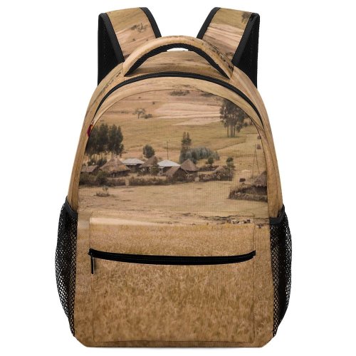yanfind Children's Backpack Dog Outdoors Field Grassland Pet Countryside Soil Savanna Ground Giraffe Wildlife Rural Preschool Nursery Travel Bag
