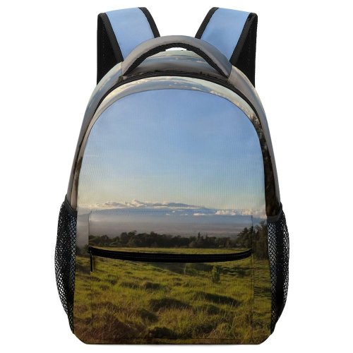yanfind Children's Backpack Field Grassland Outdoors Countryside Farm Rural Haleakalā National Park Makawao United States Preschool Nursery Travel Bag