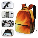 yanfind Children's Backpack Fire Flames Heat Hot Flame Light Geological Sky Atmosphere Preschool Nursery Travel Bag