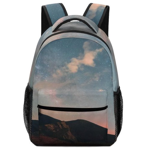yanfind Children's Backpack Eruption Galaxy Milky Delphi Starry Night Nightphotography Milkyway Space Exposure Nightsky Preschool Nursery Travel Bag