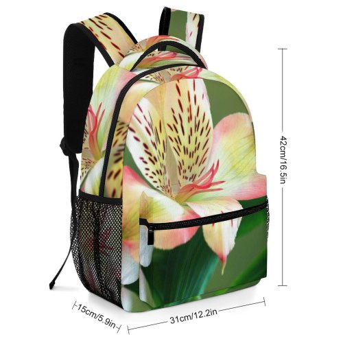 yanfind Children's Backpack Flowering Focus Beautiful Plant Delicate Flowers Colours Depth Field Growth Blooming Preschool Nursery Travel Bag