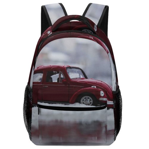 yanfind Children's Backpack Drive Winter Toy Beetle Snow Wheel Old Action Transportation Vintage Car Preschool Nursery Travel Bag
