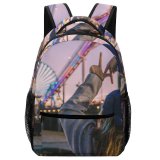 yanfind Children's Backpack  Focus Park Los Hands Depth Monica Travel Brunette Field Leisure Hairstyle Preschool Nursery Travel Bag