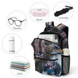 yanfind Children's Backpack Boat United River Tourism City Canal Watercraft Canterbury England Tourists  Town Preschool Nursery Travel Bag