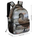 yanfind Children's Backpack Duck Bird Vertebrate Beak Mallard Ducks Geese Swans Waterfowl Organism Preschool Nursery Travel Bag