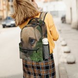 yanfind Children's Backpack Dogs Puppies Closeups Dog Vertebrate Canidae Mouth Cur Carnivore Snout Puppy Grass Preschool Nursery Travel Bag