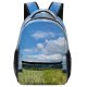 yanfind Children's Backpack Field Outdoors Grassland Sunnenbergweg Uster Schweiz Countryside Sky Rural Meadow Farm Plant Preschool Nursery Travel Bag
