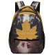 yanfind Children's Backpack  Focus Park Beautiful Season Autumn Maple Light Descending Outdoors Woods Fall Preschool Nursery Travel Bag