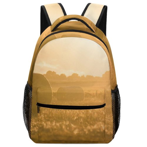 yanfind Children's Backpack Farm Didley United  Fields Outdoors Sand Soil Field Flora Grain Plant Preschool Nursery Travel Bag