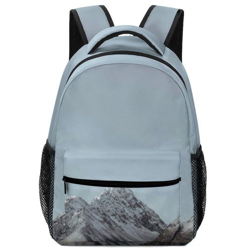 yanfind Children's Backpack Landscape Peak Wilderness Cook Pictures Outdoors Snow  Free Range HQ Preschool Nursery Travel Bag