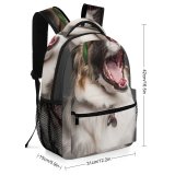 yanfind Children's Backpack Cute Puppy Christmas Dog Kawaii Adorable Pet Preschool Nursery Travel Bag