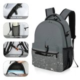 yanfind Children's Backpack Fisherman Lake Chamo Ethiopia Africa Stand Paddle Surfing Sky Sea Calm Recreation Preschool Nursery Travel Bag