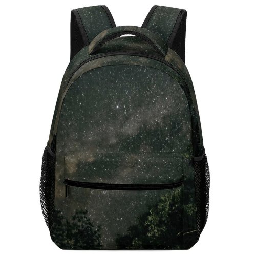 yanfind Children's Backpack Dark Exploration Scenery Landscape Evening Milky Space Galaxy Cosmos Astronomy Scenic Starry Preschool Nursery Travel Bag