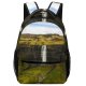 yanfind Children's Backpack Lake Waterfall Basin Skin Wallpapers Creative Images Cliff Landscape Pool Pictures Preschool Nursery Travel Bag