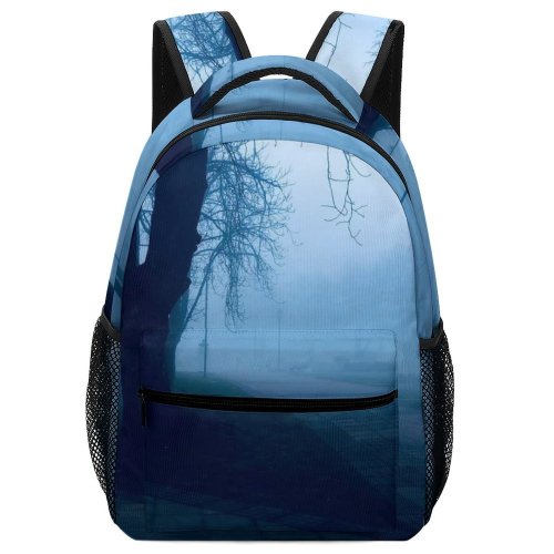 yanfind Children's Backpack Fog Outdoors Mist Path Public Domain Preschool Nursery Travel Bag