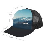 yanfind Adult Bend Rubber Baseball Hollow Out Mountains Winter Daytime Range Beach,Tourism,Mountaineering,Sports, Parties,Cycling