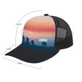 yanfind Adult Bend Rubber Baseball Hollow Out Goonies Morning Sunrise Silhouette Minimal Art Landscape Panorama Beach,Tourism,Mountaineering,Sports, Parties,Cycling
