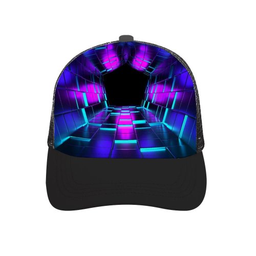 yanfind Adult Bend Rubber Baseball Hollow Out D Shapes Purple Dark Vanishing Point Tunnel Pentagon Beach,Tourism,Mountaineering,Sports, Parties,Cycling