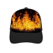yanfind Adult Bend Rubber Baseball Hollow Out Dark Bonfire Flames Night K Beach,Tourism,Mountaineering,Sports, Parties,Cycling