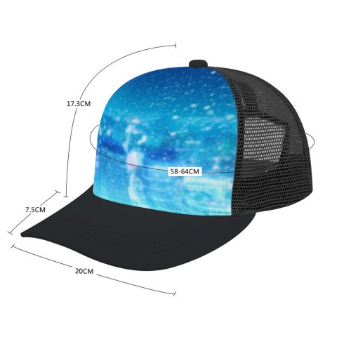 yanfind Adult Bend Rubber Baseball Hollow Out Girl Dream Snowfall Cityscape Winter Atmosphere Girly Beach,Tourism,Mountaineering,Sports, Parties,Cycling