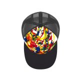 yanfind Adult Bend Rubber Baseball Hollow Out Texture Abstract Faces Cool Acrylic Expressions Contemporary Splatter Beach,Tourism,Mountaineering,Sports, Parties,Cycling