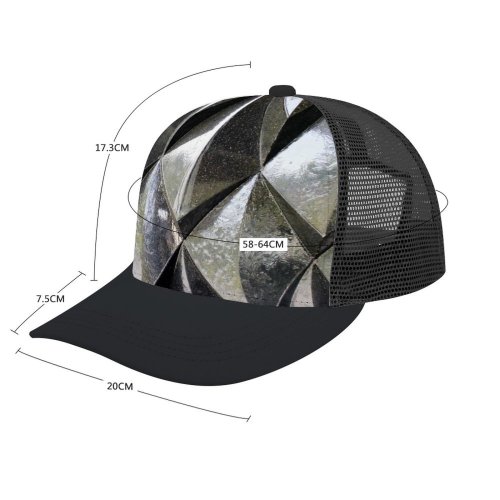 yanfind Adult Bend Rubber Baseball Hollow Out Abstract Architecture Angular Angles Shapes Sharp Pointed Design Metal Metallic Beach,Tourism,Mountaineering,Sports, Parties,Cycling
