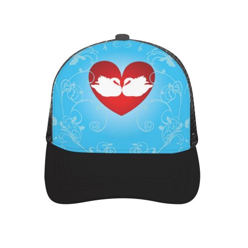 yanfind Adult Bend Rubber Baseball Hollow Out Design Heart Swans Cool Love Beach,Tourism,Mountaineering,Sports, Parties,Cycling