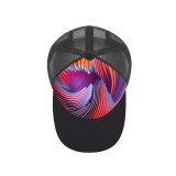 yanfind Adult Bend Rubber Baseball Hollow Out Weinkle Abstract Twirls Colorful Spectrum Beach,Tourism,Mountaineering,Sports, Parties,Cycling