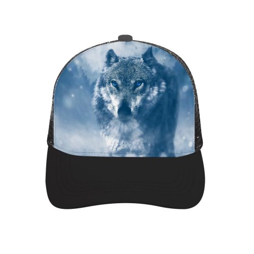 yanfind Adult Bend Rubber Baseball Hollow Out Comfreak Wolf Wild Winter Snowfall Fog Starring Beach,Tourism,Mountaineering,Sports, Parties,Cycling