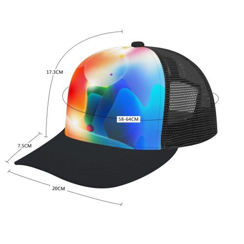 yanfind Adult Bend Rubber Baseball Hollow Out D Gradients Colorful Light Beach,Tourism,Mountaineering,Sports, Parties,Cycling