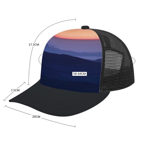 yanfind Adult Bend Rubber Baseball Hollow Out Claudio Testa Sunset Sky Mountains Foggy Range Beach,Tourism,Mountaineering,Sports, Parties,Cycling