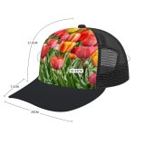 yanfind Adult Bend Rubber Baseball Hollow Out Multicolor Colorful Flower Garden Tulip Flowers Leaves Bloom Spring K Beach,Tourism,Mountaineering,Sports, Parties,Cycling