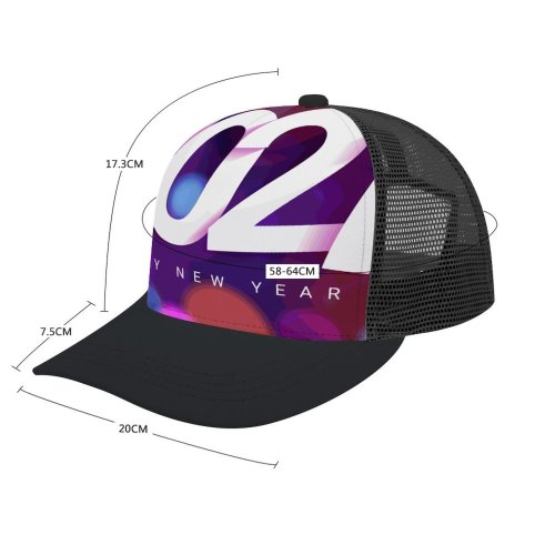 yanfind Adult Bend Rubber Baseball Hollow Out Year Happy Colorful Gradient Bokeh K Beach,Tourism,Mountaineering,Sports, Parties,Cycling
