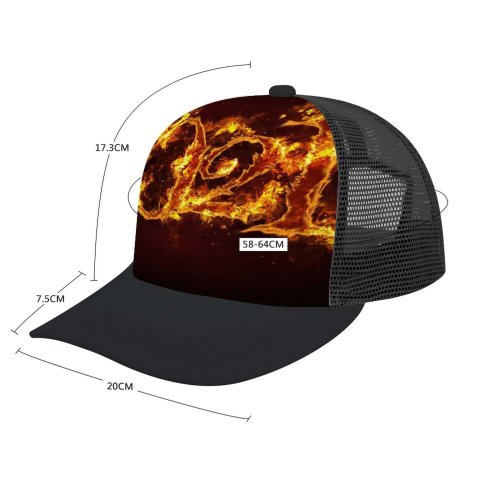 yanfind Adult Bend Rubber Baseball Hollow Out Year Happy Fire Burning Dark Beach,Tourism,Mountaineering,Sports, Parties,Cycling