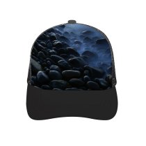 yanfind Adult Bend Rubber Baseball Hollow Out Pebbles Seashore Foggy Mist Dark K Beach,Tourism,Mountaineering,Sports, Parties,Cycling