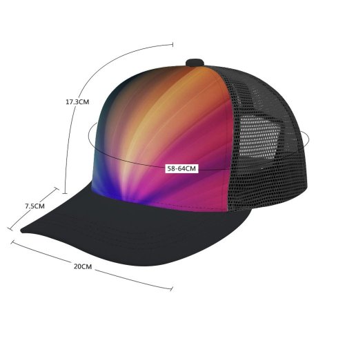 yanfind Adult Bend Rubber Baseball Hollow Out Aurora Burst Colorful Abstract Soft Beach,Tourism,Mountaineering,Sports, Parties,Cycling