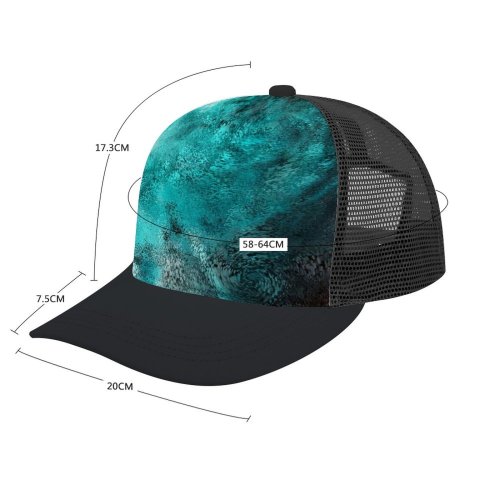 yanfind Adult Bend Rubber Baseball Hollow Out Particles Turquoise Beach,Tourism,Mountaineering,Sports, Parties,Cycling