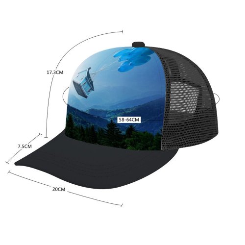 yanfind Adult Bend Rubber Baseball Hollow Out Comfreak Fantasy Landscape Balloons Sky Trees Mystic Light Beach,Tourism,Mountaineering,Sports, Parties,Cycling