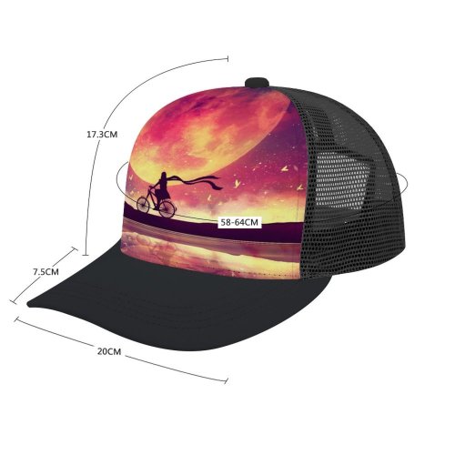 yanfind Adult Bend Rubber Baseball Hollow Out Girl Dream Lake Bicycle Surreal Evening Beach,Tourism,Mountaineering,Sports, Parties,Cycling
