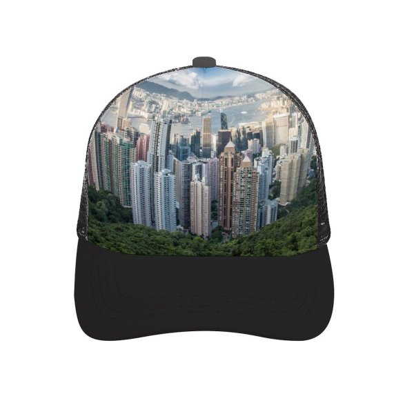 yanfind Adult Bend Rubber Baseball Hollow Out Hong Kong City Victoria Peak Cityscape Daytime Aerial Skyscrapers Clouds Harbor Beach,Tourism,Mountaineering,Sports, Parties,Cycling