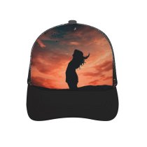 yanfind Adult Bend Rubber Baseball Hollow Out Alexandro David Girl Silhouette Evening Sky Dusk Mood Beach,Tourism,Mountaineering,Sports, Parties,Cycling